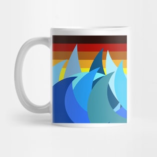 SUnset wave Mug